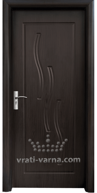 Интериорна врата Стандарт 014 P, цвят Венге