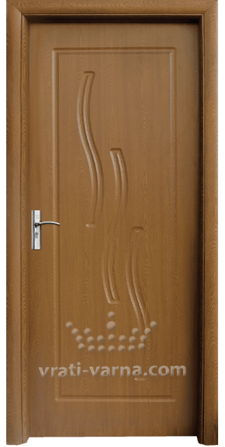 Интериорна врата Стандарт 014 P, цвят Златен дъб