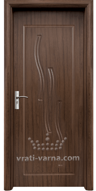 Интериорна врата Стандарт 014 P, цвят Венге