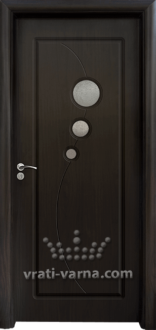 Интериорна врата Стандарт 017, цвят Венге
