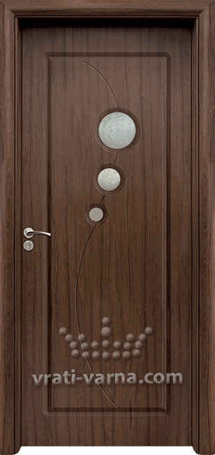 Интериорна врата Стандарт 017, цвят Орех