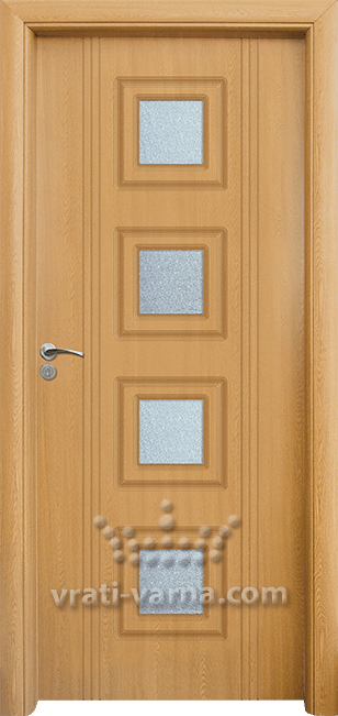 Интериорна врата Стандарт 021, цвят Светъл дъб