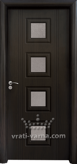 Интериорна врата Стандарт 021, цвят Венге