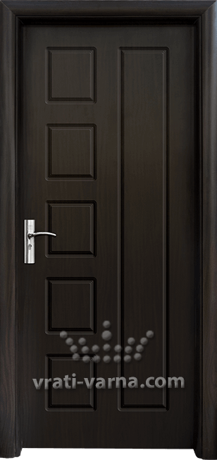 Интериорна врата Стандарт 048 P, цвят Венге