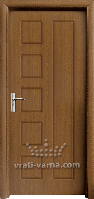 Интериорна врата Стандарт 048 P, цвят Златен дъб
