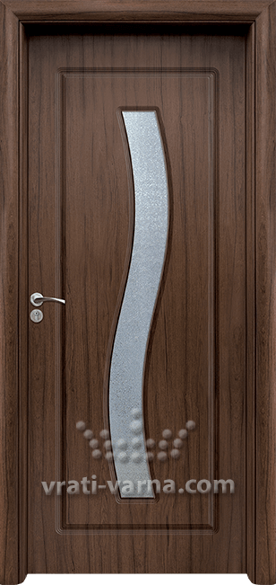 Интериорна врата 066, цвят Орех