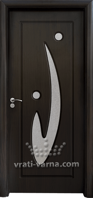 Интериорна врата Стандарт 070, цвят Венге