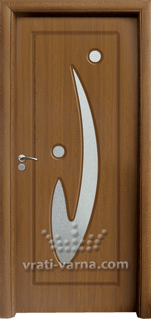 Интериорна врата Стандарт 070, цвят Златен дъб