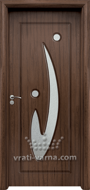 Интериорна врата Стандарт 070, цвят Орех