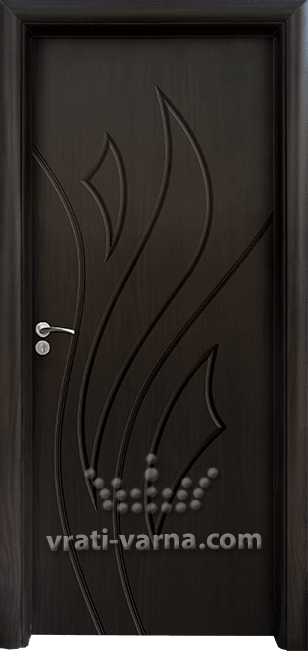 Интериорна врата Стандарт 033 P, цвят Венге