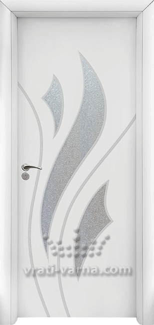 Интериорна врата Стандарт 033 цвят Бял