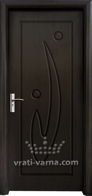 Интериорна врата Стандарт 070 P, цвят Венге