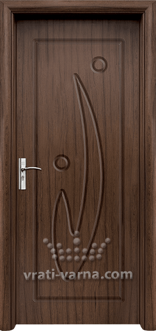 Интериорна врата Стандарт 070 P, цвят Орех