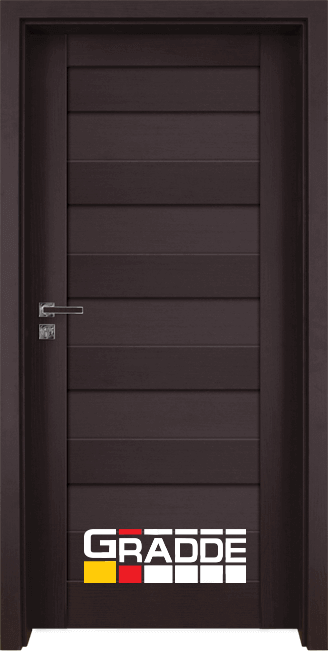 Интериорна врата Gradde Aаven Voll, цвят Орех Рибейра