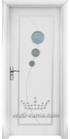 Интериорна врата Стандарт, модел 017, цвят Бял